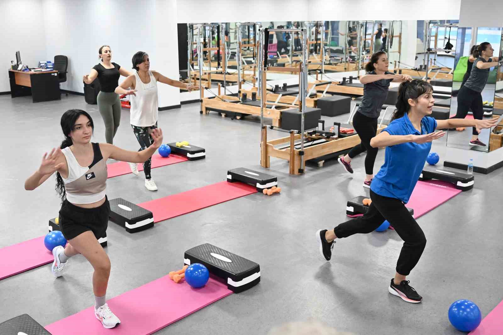Mersin’de kadınlara ücretsiz pilates desteği
