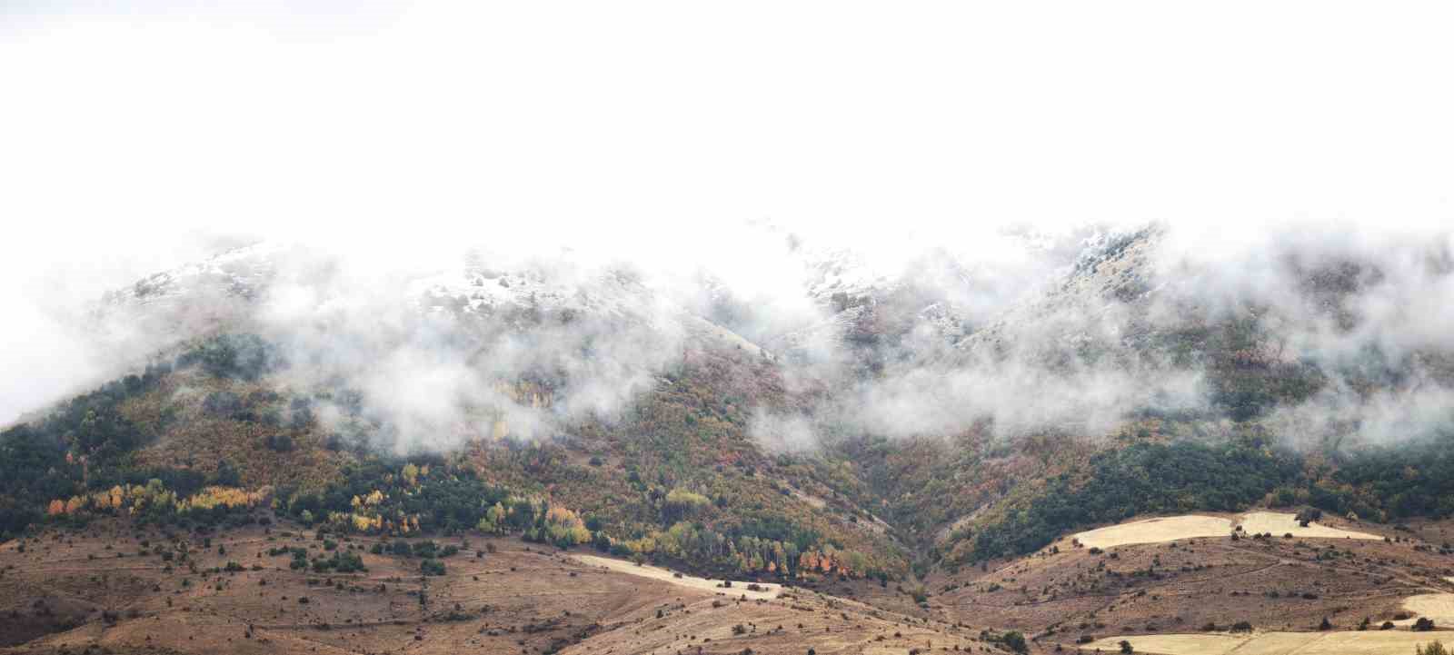 Sivas hazan ile kışı aynı anda yaşadı
