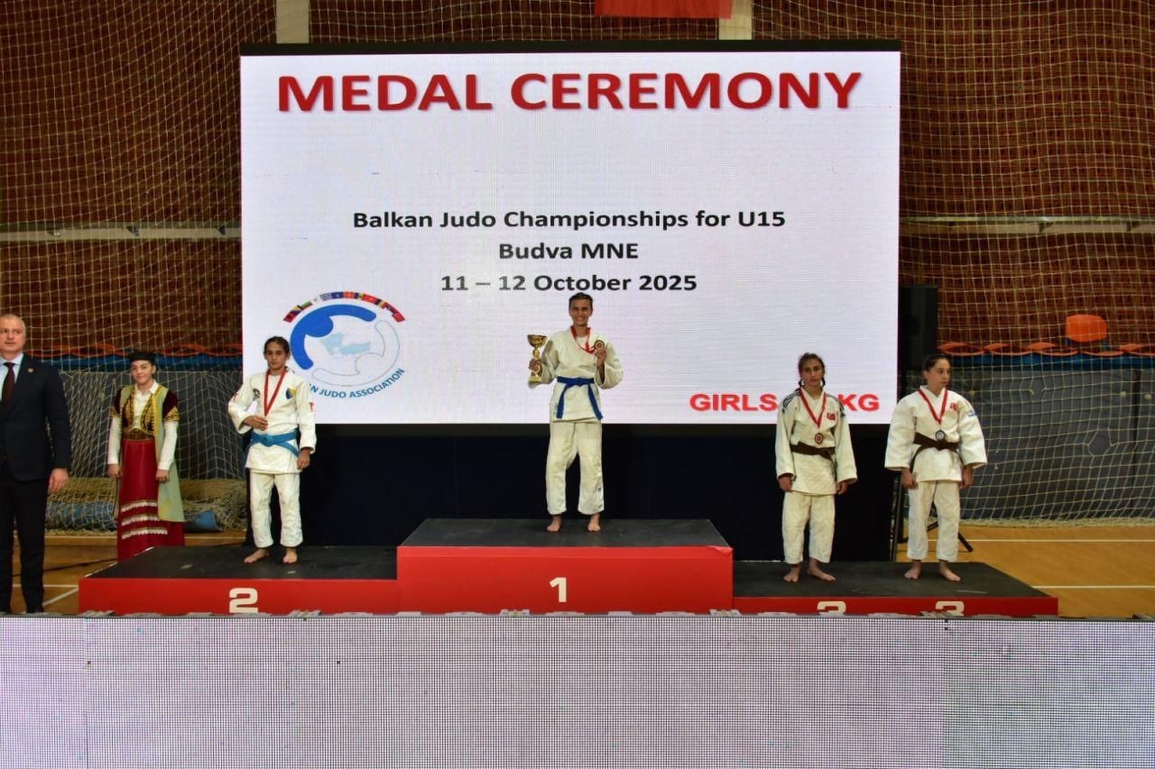 Yunusemreli milli judocu Tekin, Balkan Şampiyonu oldu