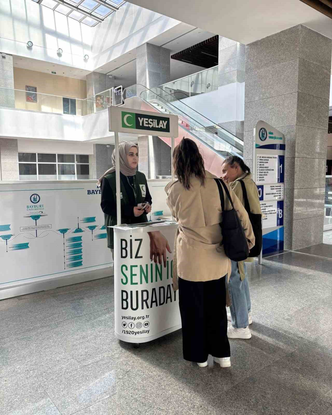 Bayburt&rsquo;ta &uuml;niversite &ouml;ğrencileri bağımlılıkla m&uuml;cadele konusunda bilgilendirildi
