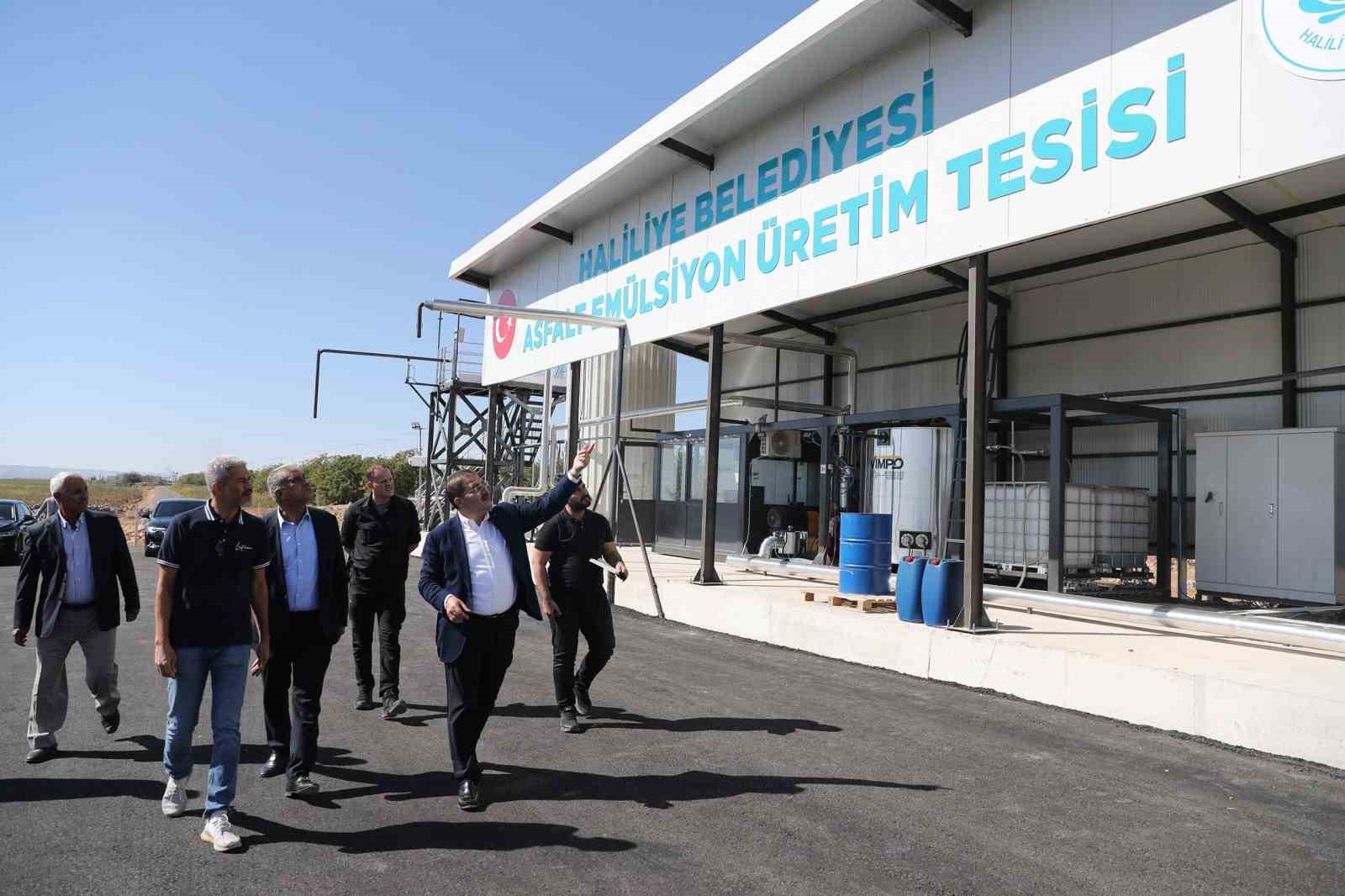 Haliliye Belediyesi sathi asfalt ihtiyacını kendi kaynaklarıyla karşılayacak
