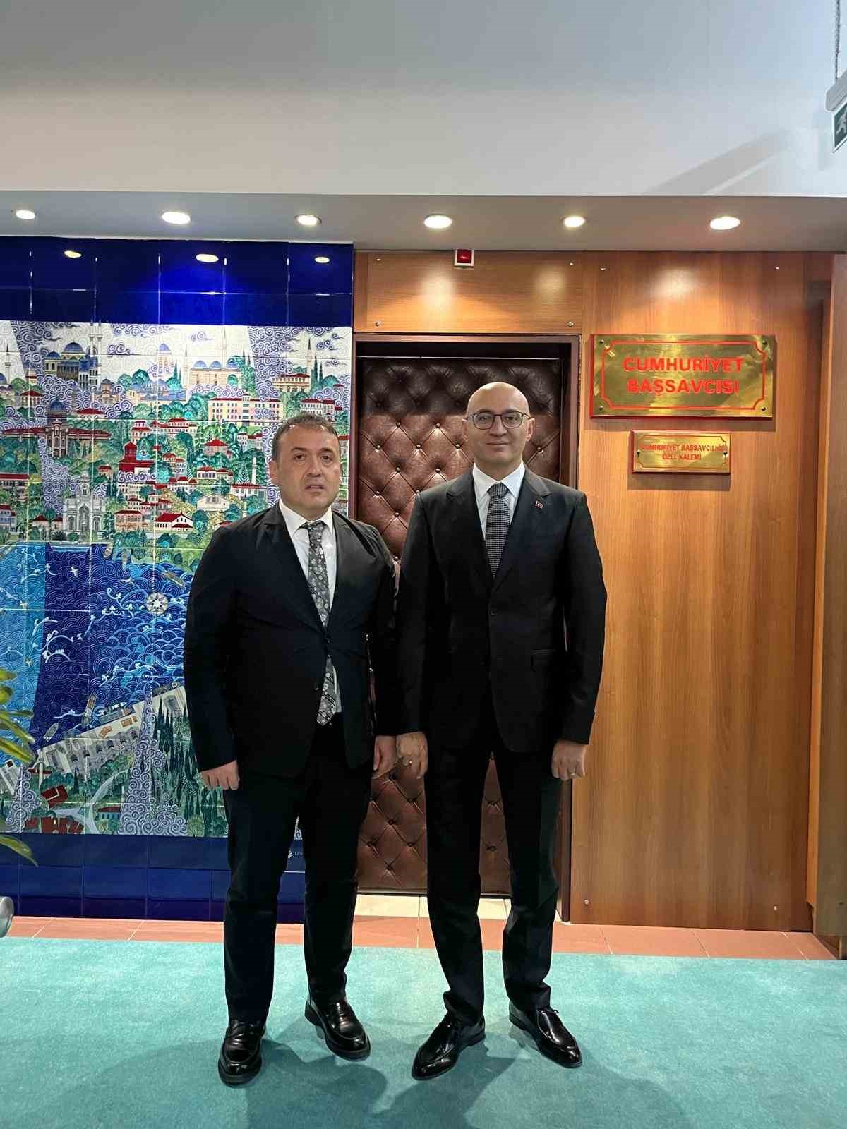 İstanbul Valisi Gül ve Bilecik Valisi Sözer&rsquo;den Başsavcı Barış Duman&rsquo;a ziyaret