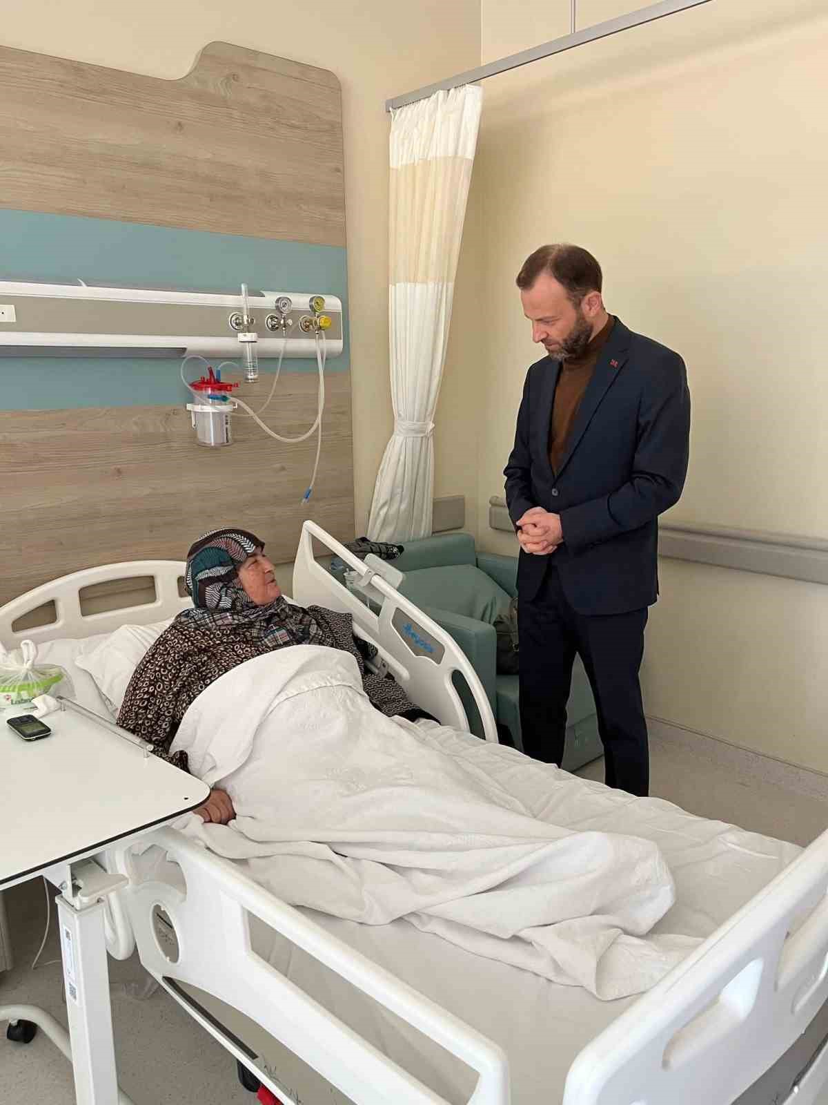 Milletvekili Bayırcı tedavi sürecinin ardından ilk ziyaretini Kütahya Şehir Hastanesi&rsquo;ne yaptı