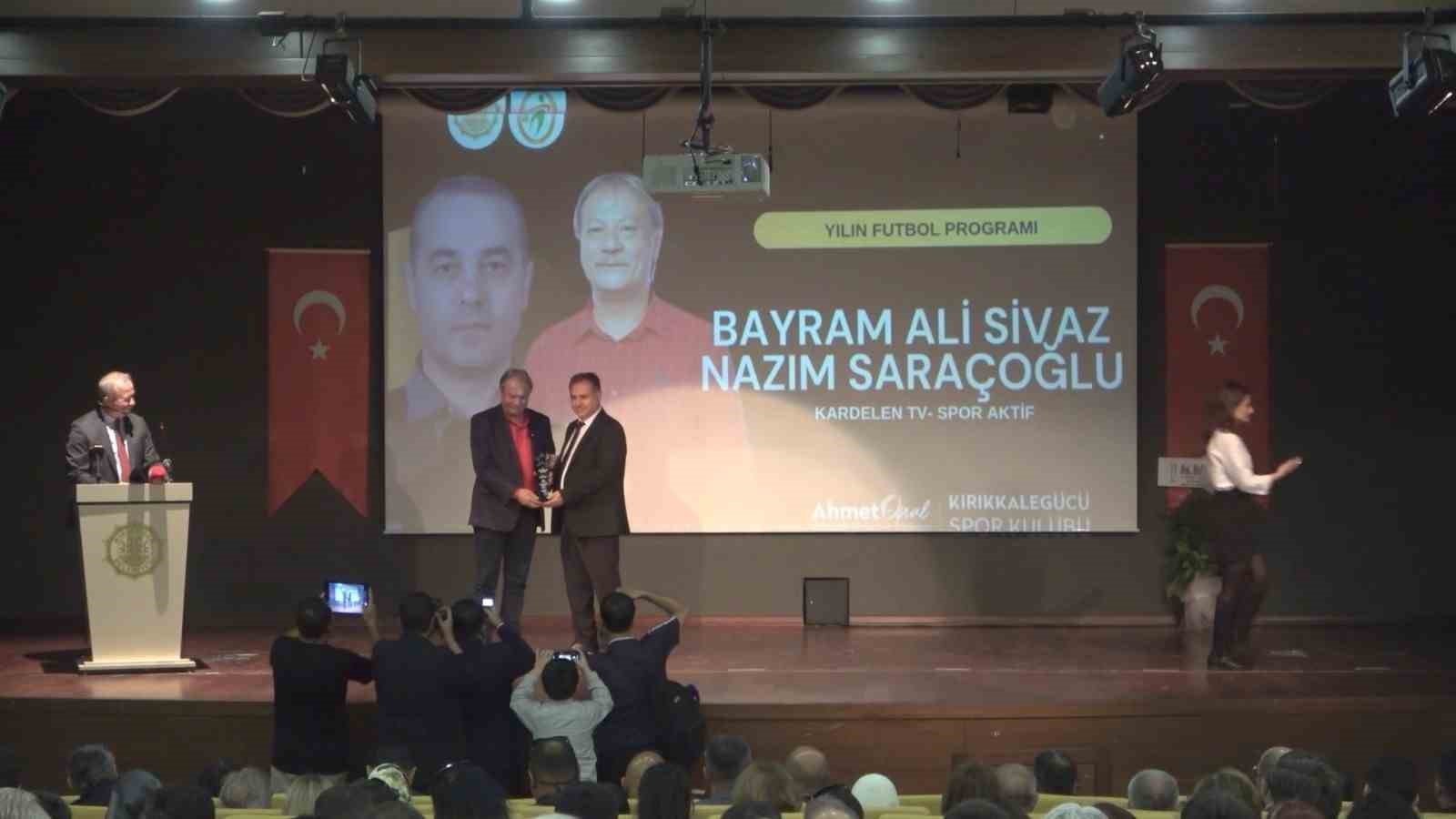 Kardelen TV&rsquo;ye spor &ouml;d&uuml;l&uuml;
