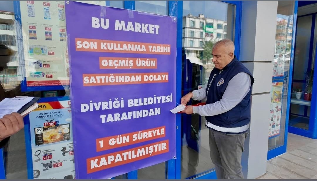 Son kullanma tarihi ge&ccedil;miş &uuml;r&uuml;n satan zincir market kapatıldı
