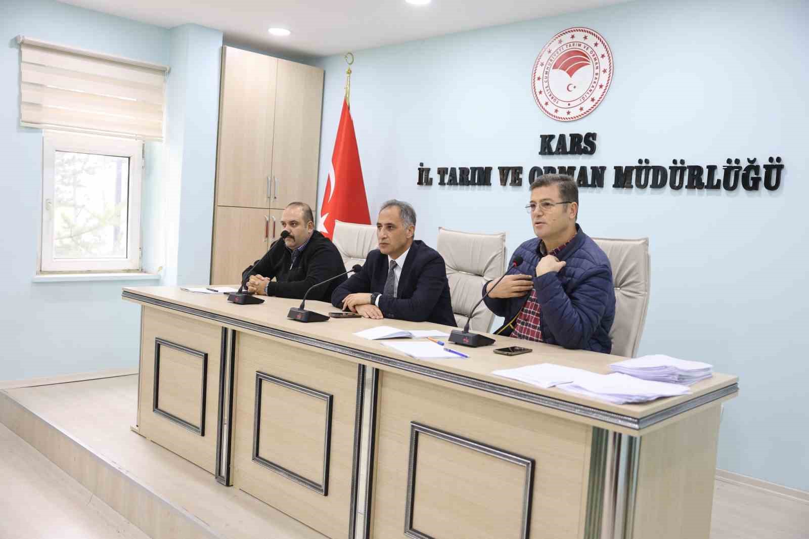 Kars’ta tarım sayımı bilgilendirme toplantısı