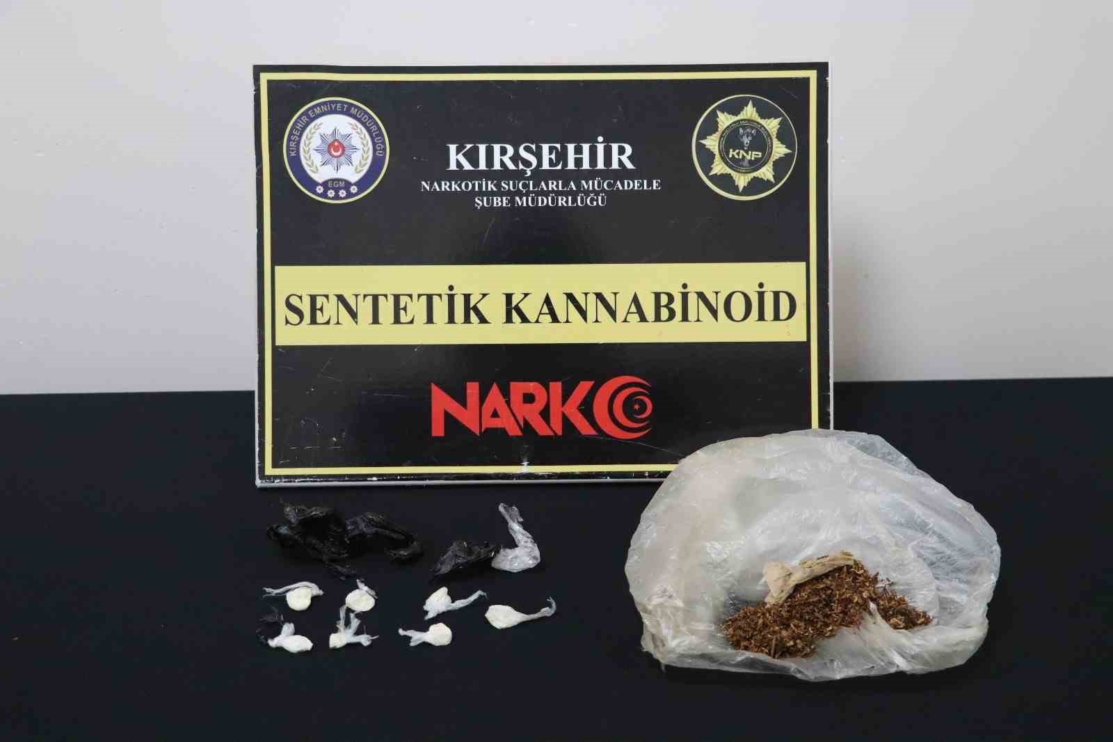 Kırşehir’de uyuşturucu operasyonu: 1 şüpheli tutuklandı