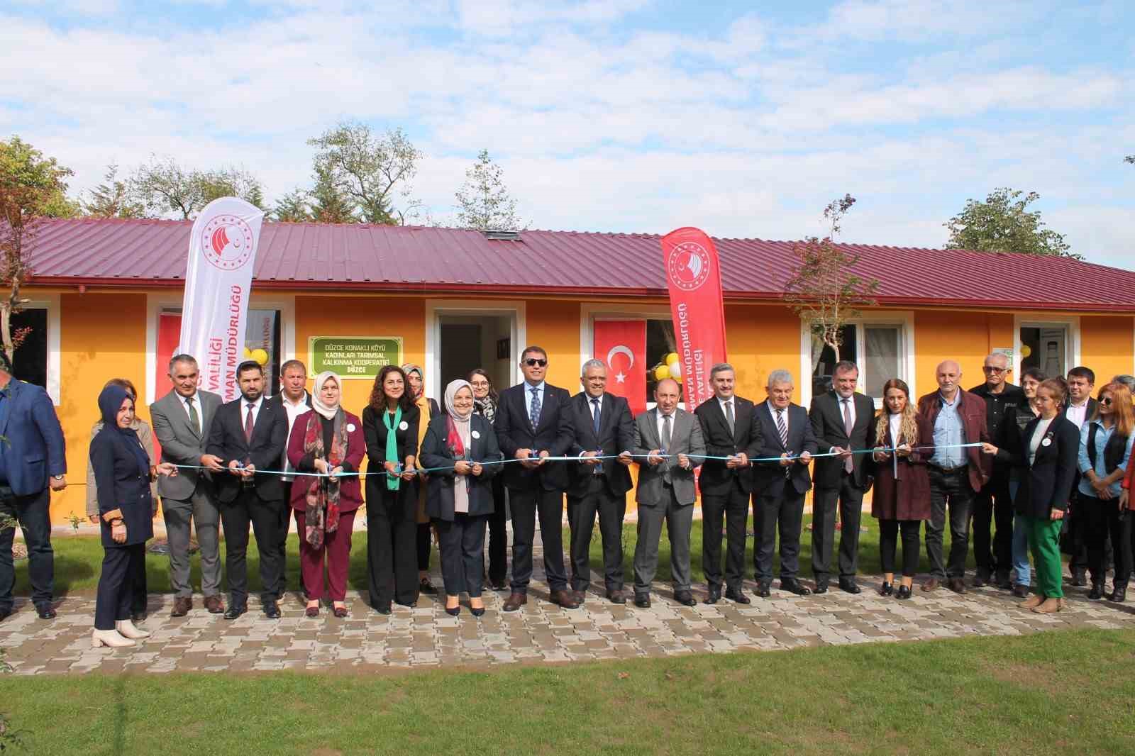 Düzce’de kadın üreticiler kooperatifleşti