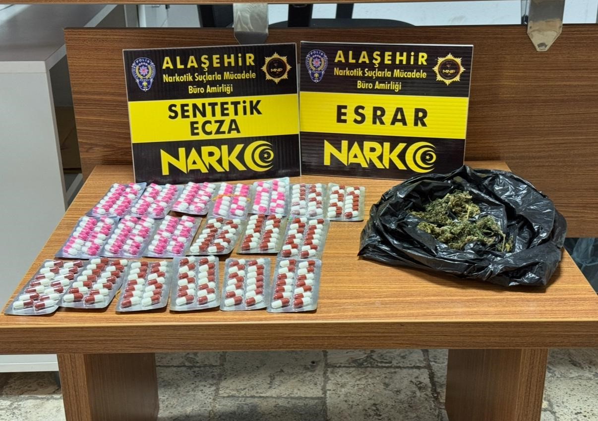 Alaşehir emniyeti uyuşturucuya geçit vermedi