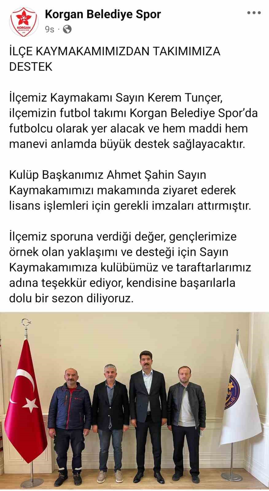 Kaymakam, 1. Amatör Ligi takımına transfer oldu

