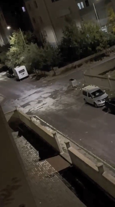 Kurt kent merkezine indi
