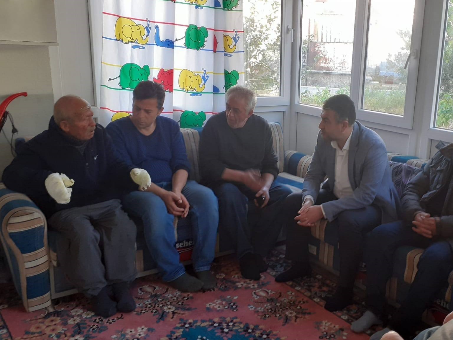 Gediz’de korkutan yangın