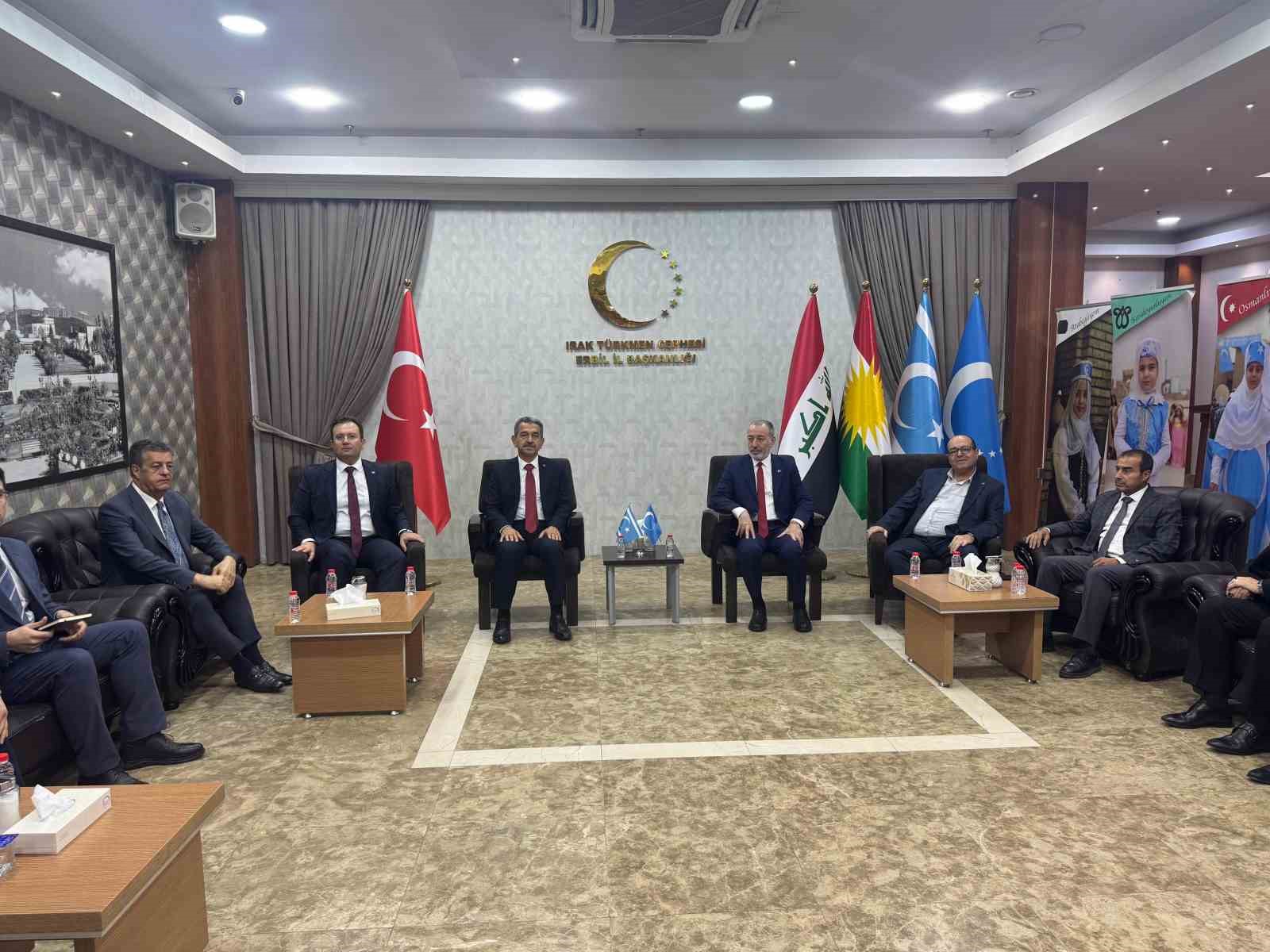 Şırnak Valisi Ekici, Irak&rsquo;ta Mesut Barzani ile g&ouml;r&uuml;şt&uuml;
