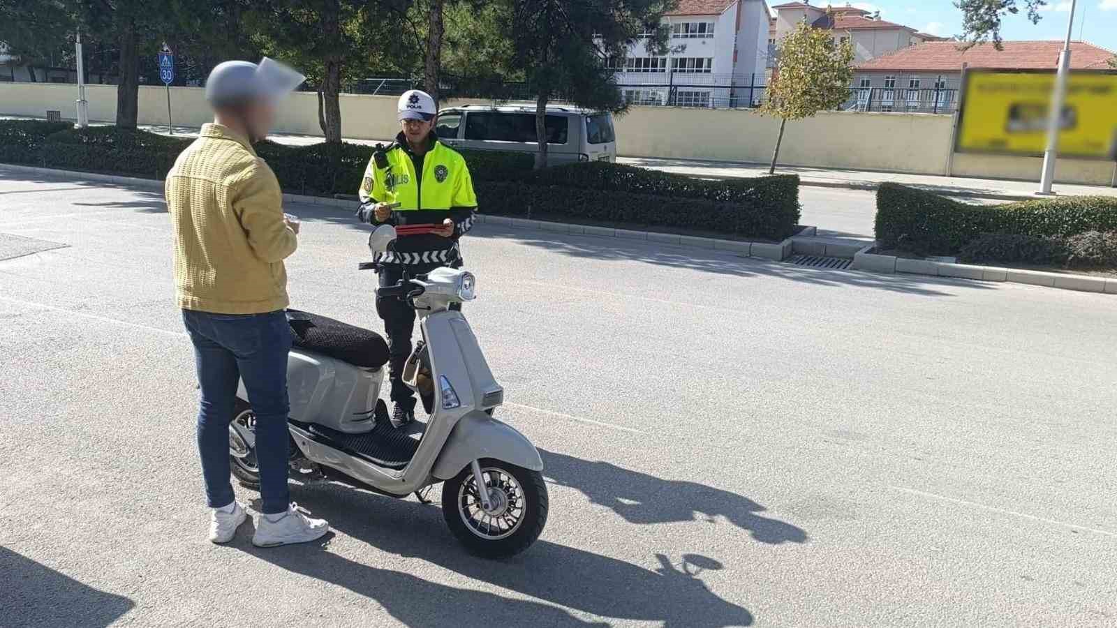 Burdur&rsquo;da motosiklet denetimleri
