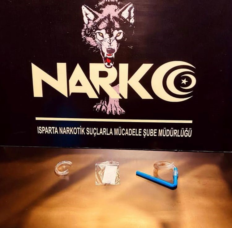 Isparta’da Narkoalan uygulamasında uyuşturucu madde ele geçirildi