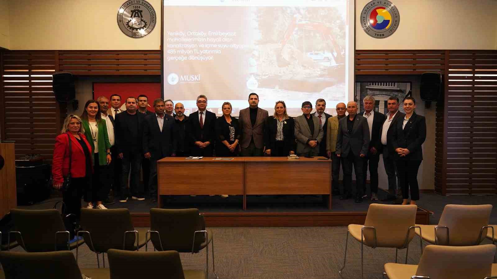 MUSKİ Genel Müdürü Şengül, Ortaca’da muhtarlarla buluştu