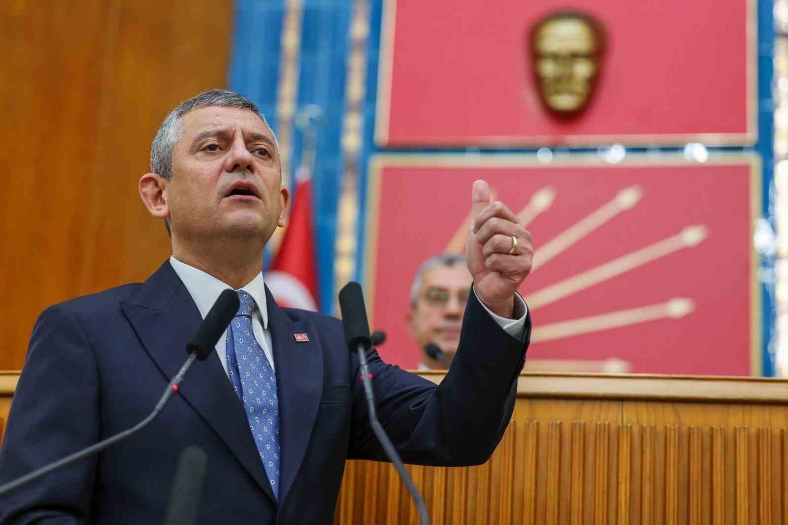 CHP Lideri Özel: &quot;Biz bu haksız ve namussuz düzeni değiştirmeye talibiz&quot;