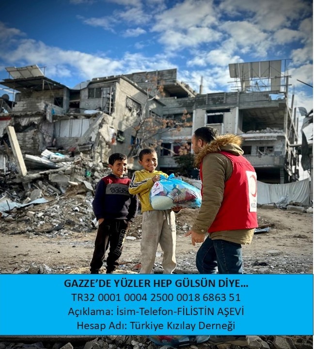 Karabük Kızılay’dan Gazze için bağış kampanyası