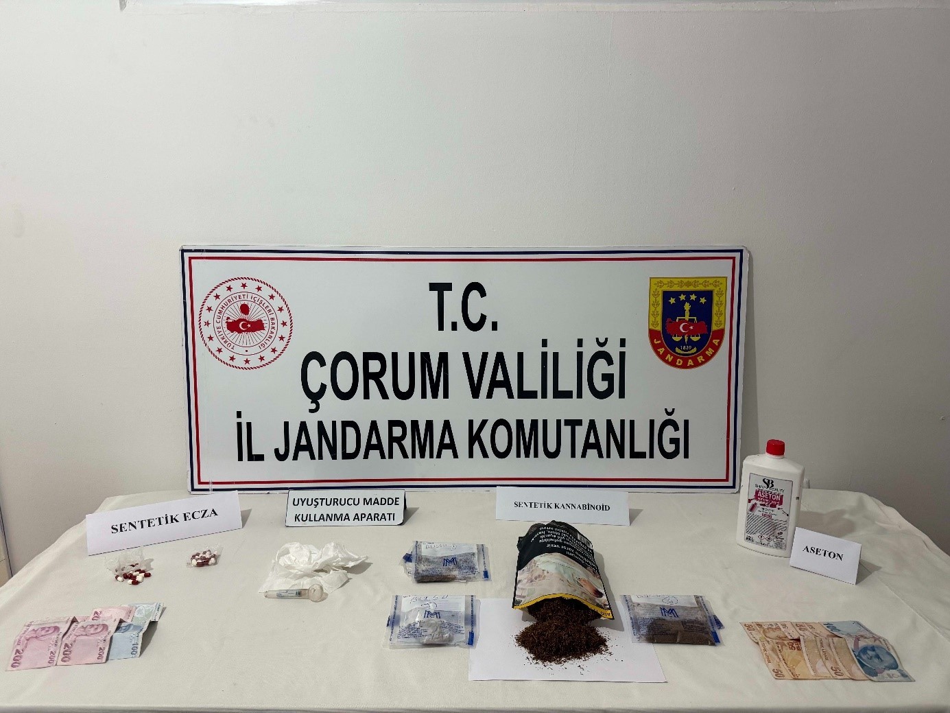 Çorum’da uyuşturucu operasyonları: 8 gözaltı