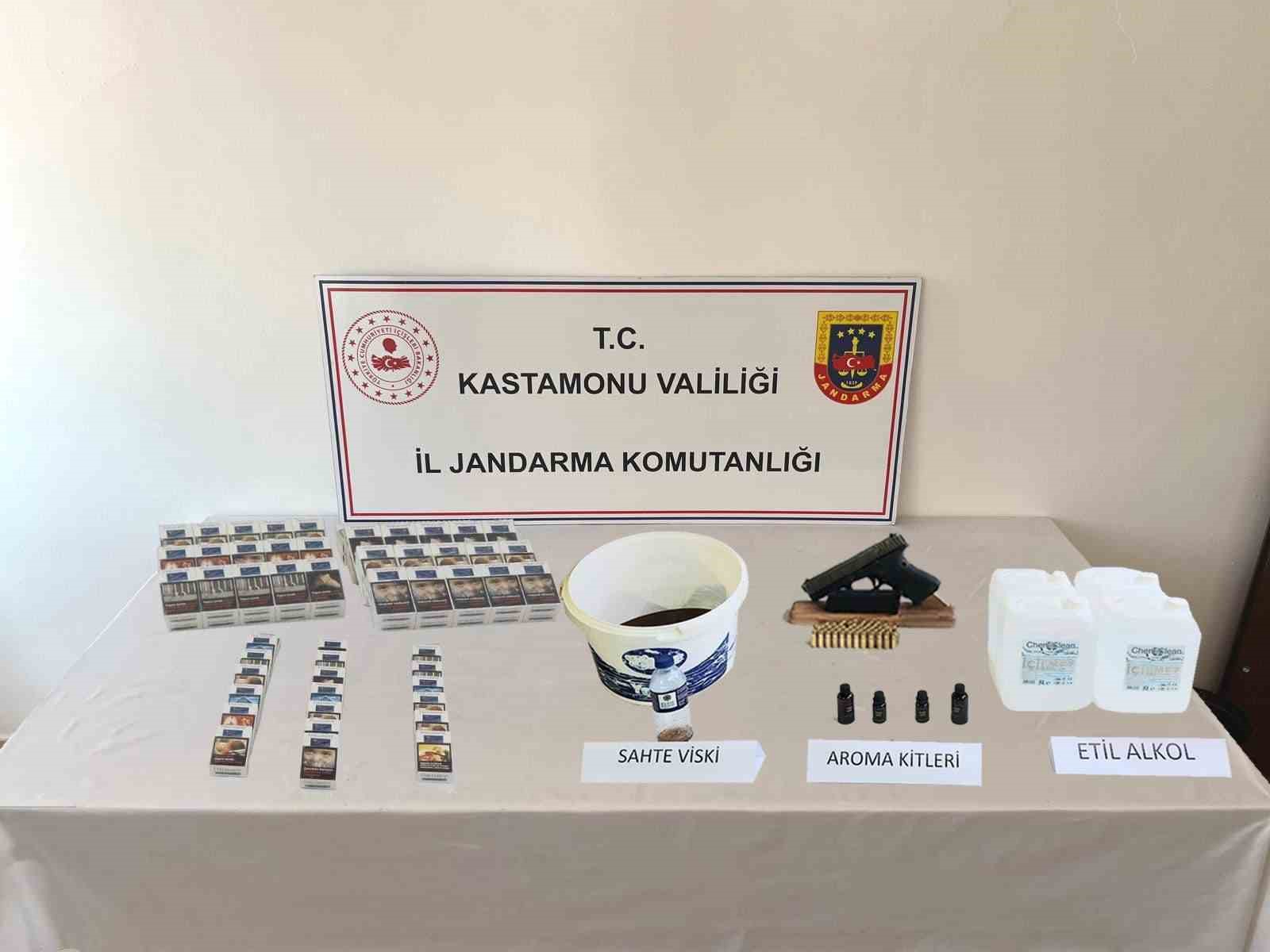 Kastamonu’da sahte alkol operasyonu: 6 kişi gözaltına alındı