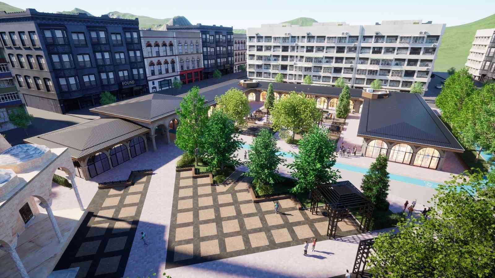 Düzce Cedidiye Kent Meydanı Projesi 2. etap başlıyor