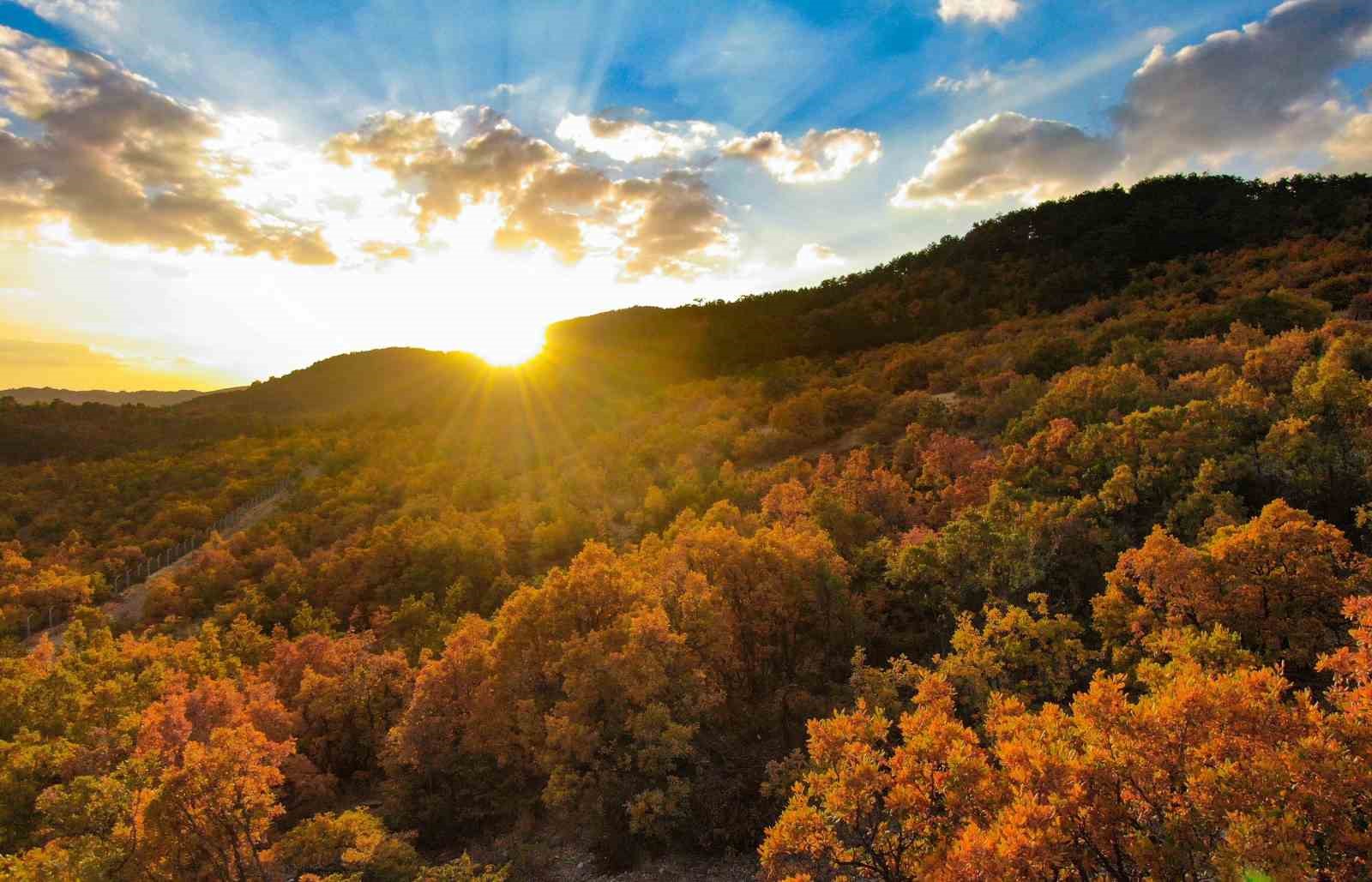 Erzincan’da hazan mevsimi güzelliği