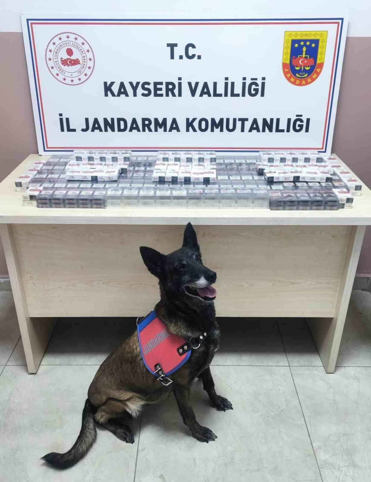 Durdurulan tırda 320 paket ka&ccedil;ak sigara ele ge&ccedil;irildi
