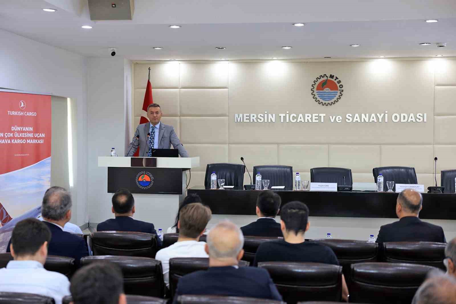 Mersinde hava kargo ile ihracatya sunulan imkanlar tantld
