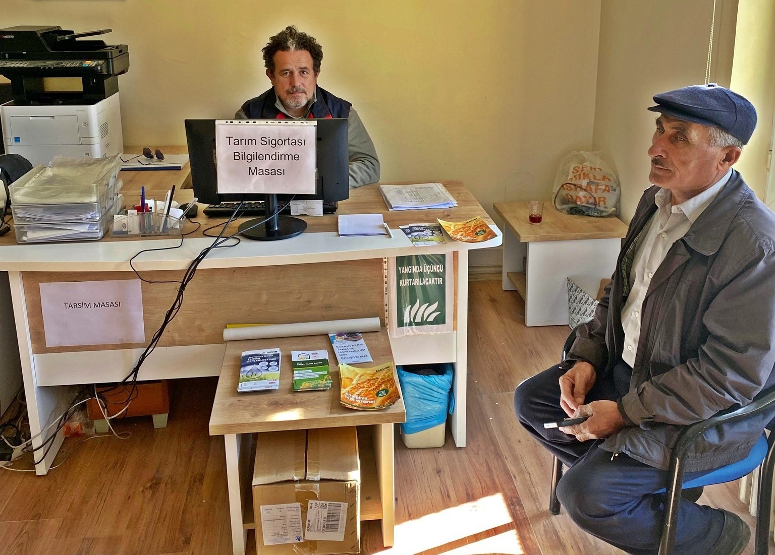 Emet’te üreticiler için Tarım Sigortası Bilgilendirme Masası