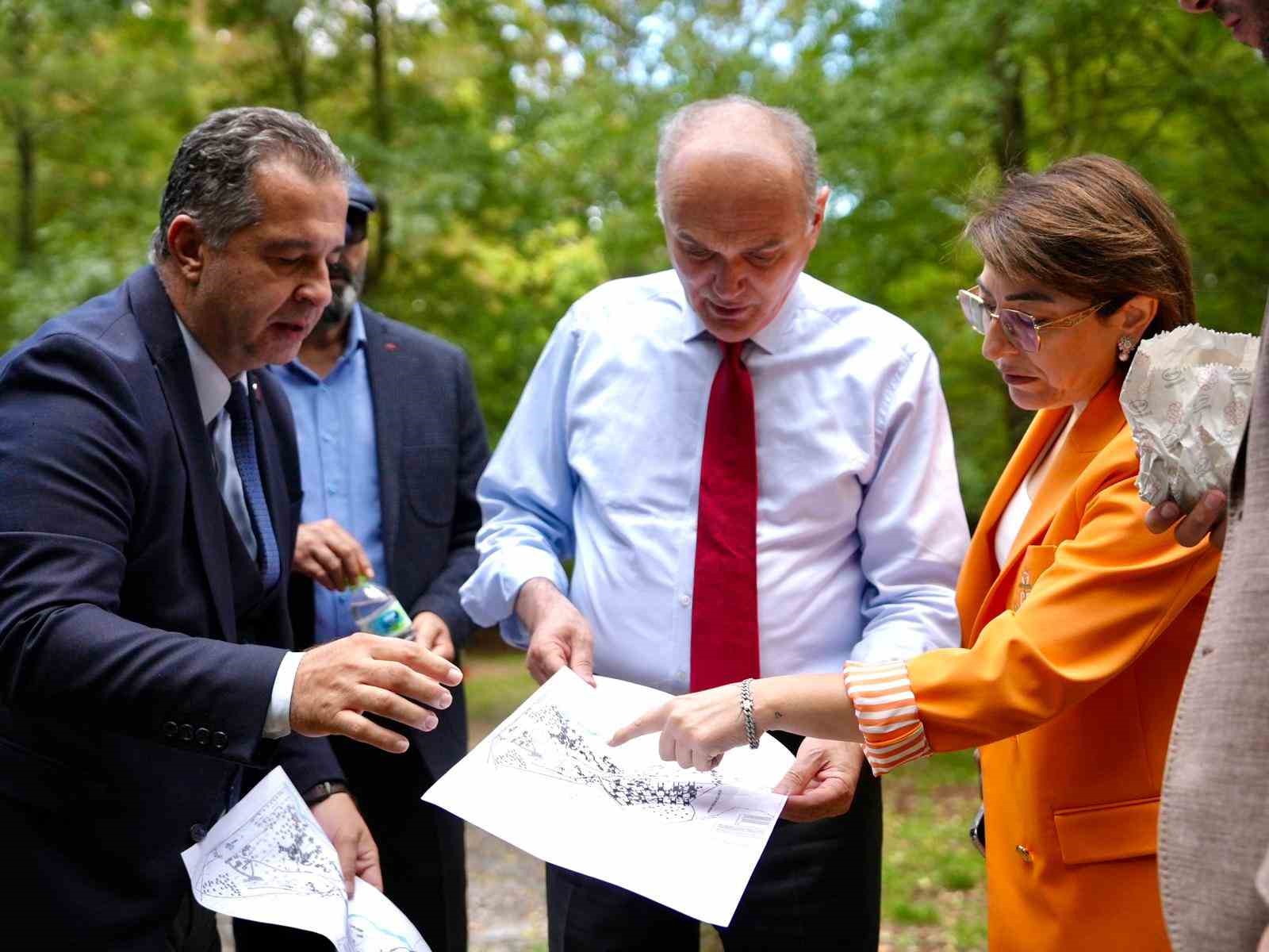 D&uuml;zce&rsquo;de doğa korunuyor, turizme kazandırılıyor: 19 adet bungalov yapılmaya başlandı
