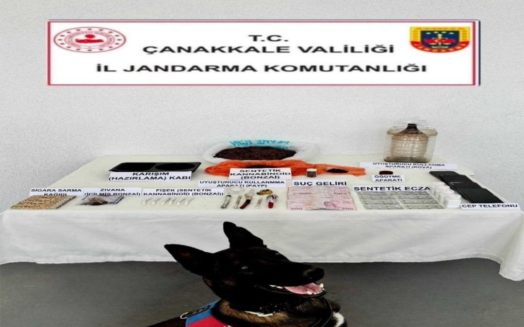 Çanakkale’de uyuşturucu operasyonuna 3 tutuklama