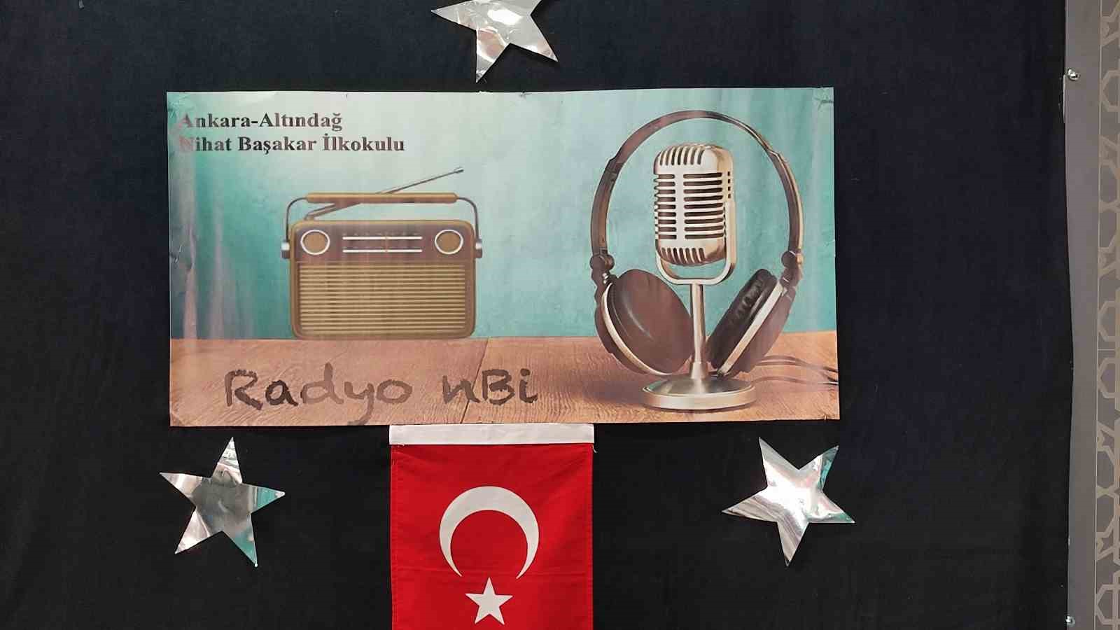 Ankara’nın ilk okul radyosunda programları minikler hazırlıyor
