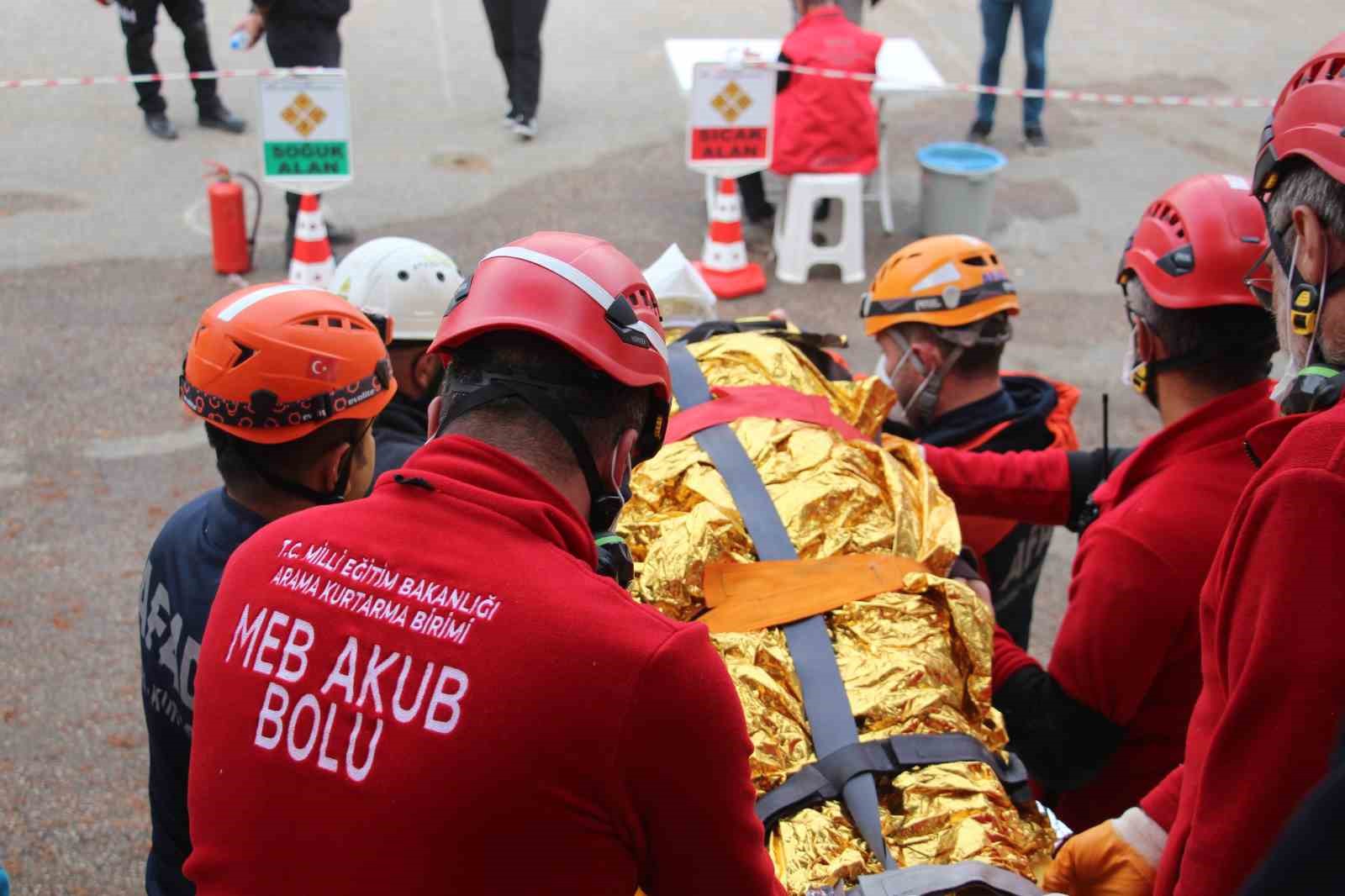 &rsquo;Bolu&rsquo;da 5.8&rsquo;lik deprem&rsquo; senaryosu ger&ccedil;eğini aratmadı
