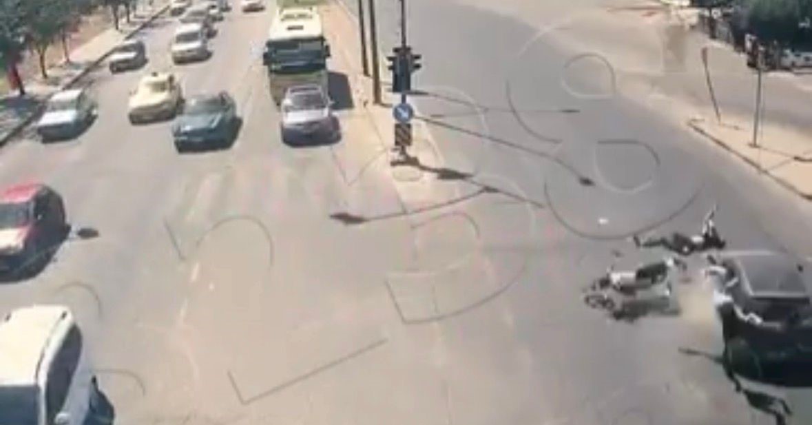 Gaziantep’te feci motosiklet kazaları kamerada
