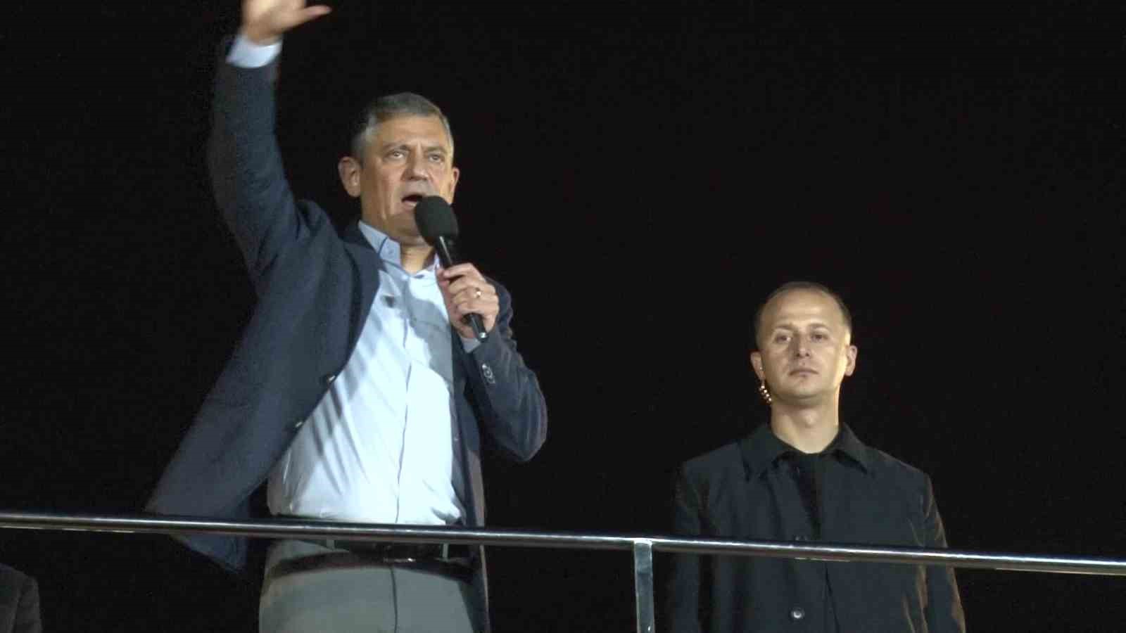 CHP Genel Başkanı Özel: "Sarıyer’de son 3 seçimdir partimiz kazanıyor"
