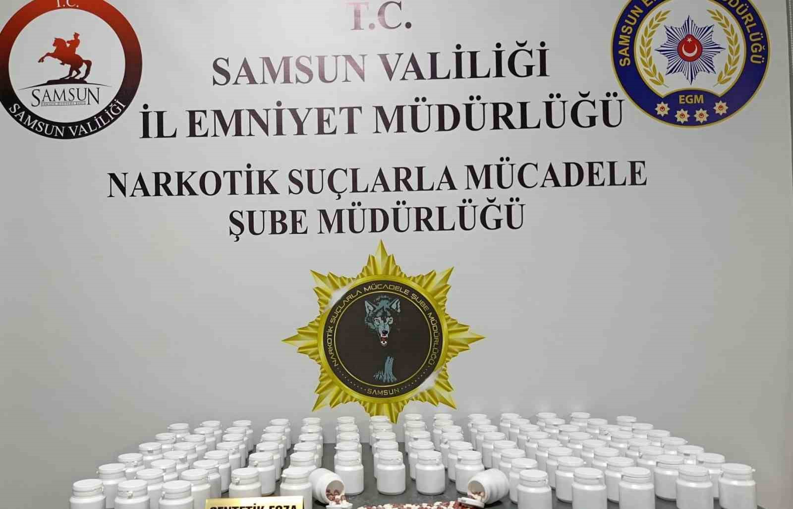 Samsun’da uyuşturucu ve kaçak silah operasyonları: 3 gözaltı