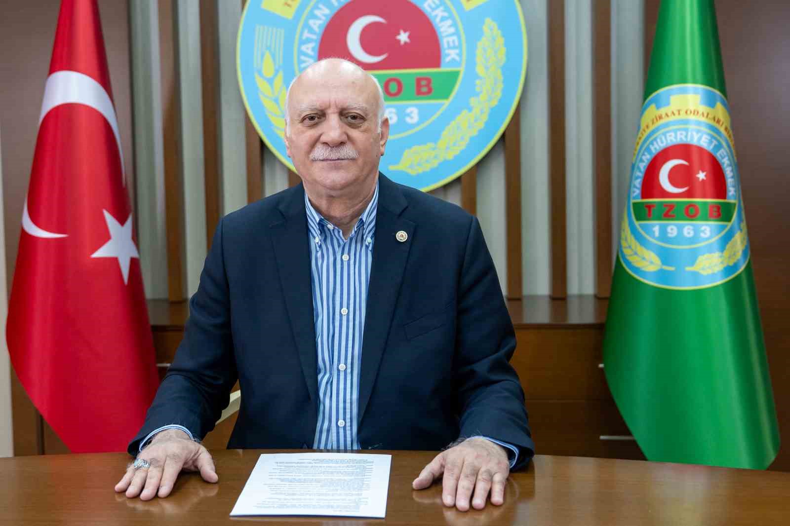 TZOB Genel Başkanı Bayraktar: "FAO verilerine göre yaklaşık 733 milyon insan açlıkla mücadele ediyor"
