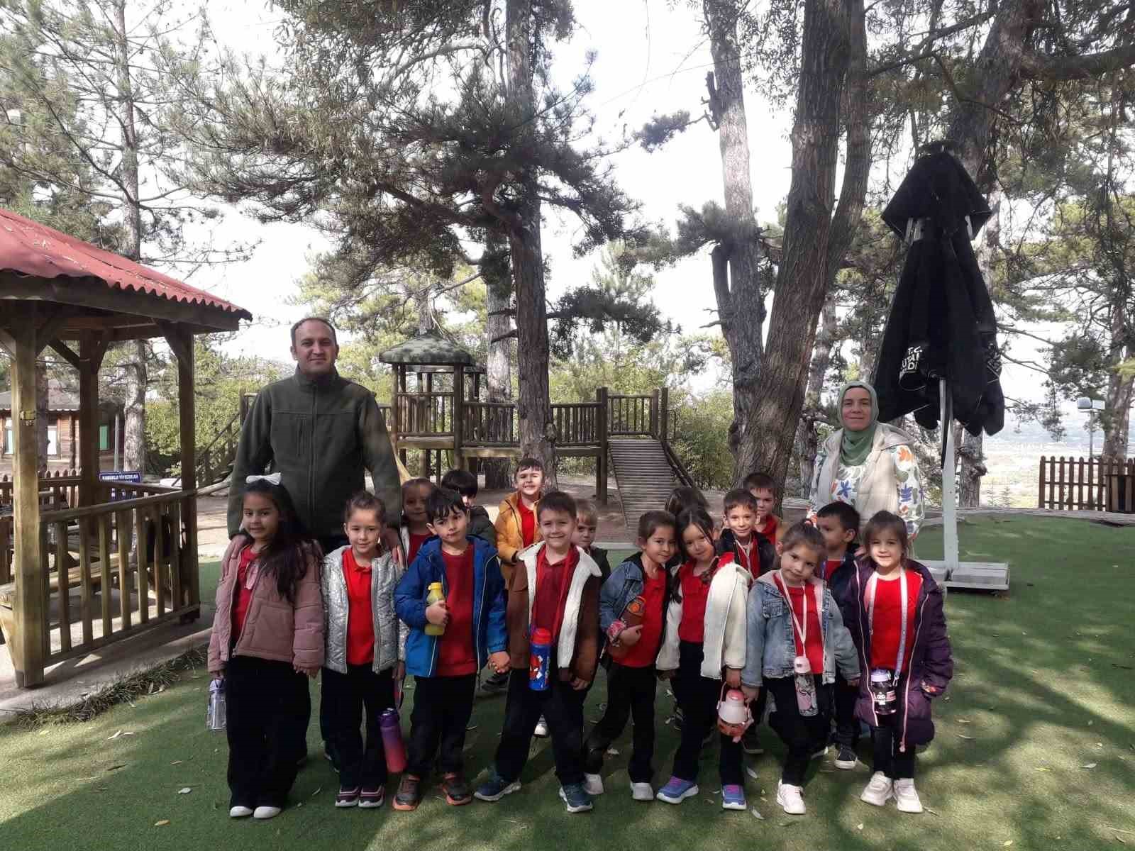 Anaokulu öğrencileri Çamlıca Tabiat Parkı’ndaki etkinliğe katıldı