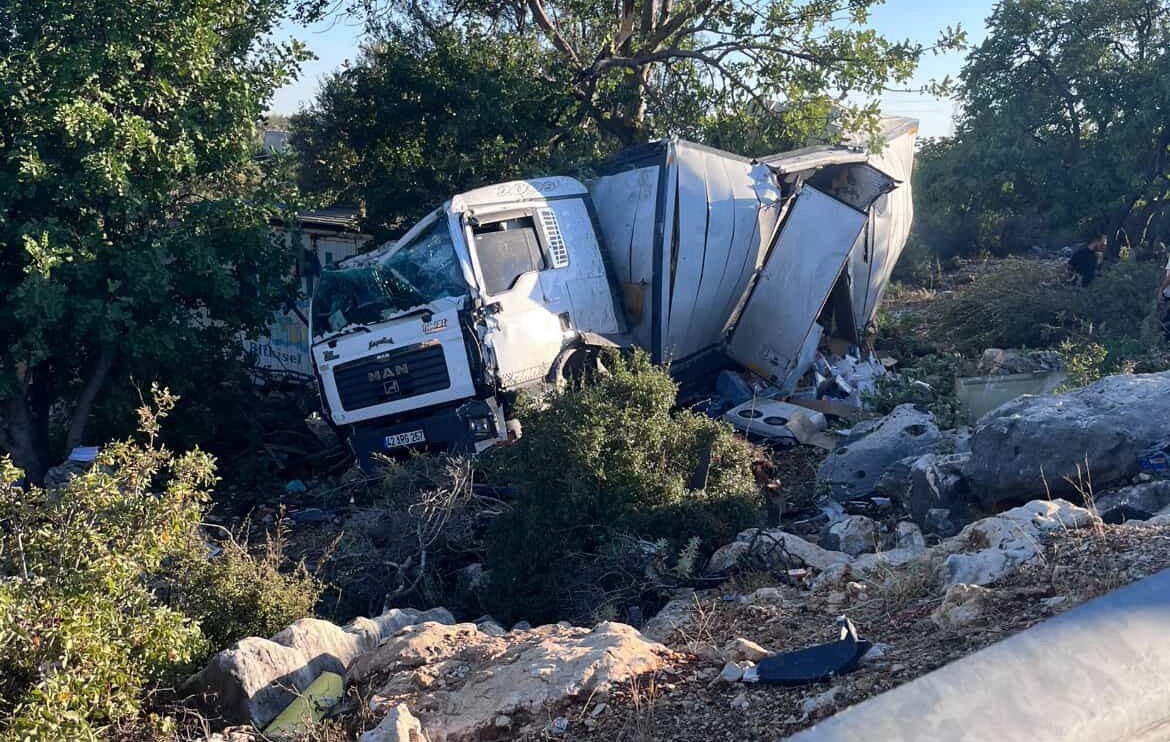 Mersin&rsquo;de kamyon kazası : 2 yaralı
