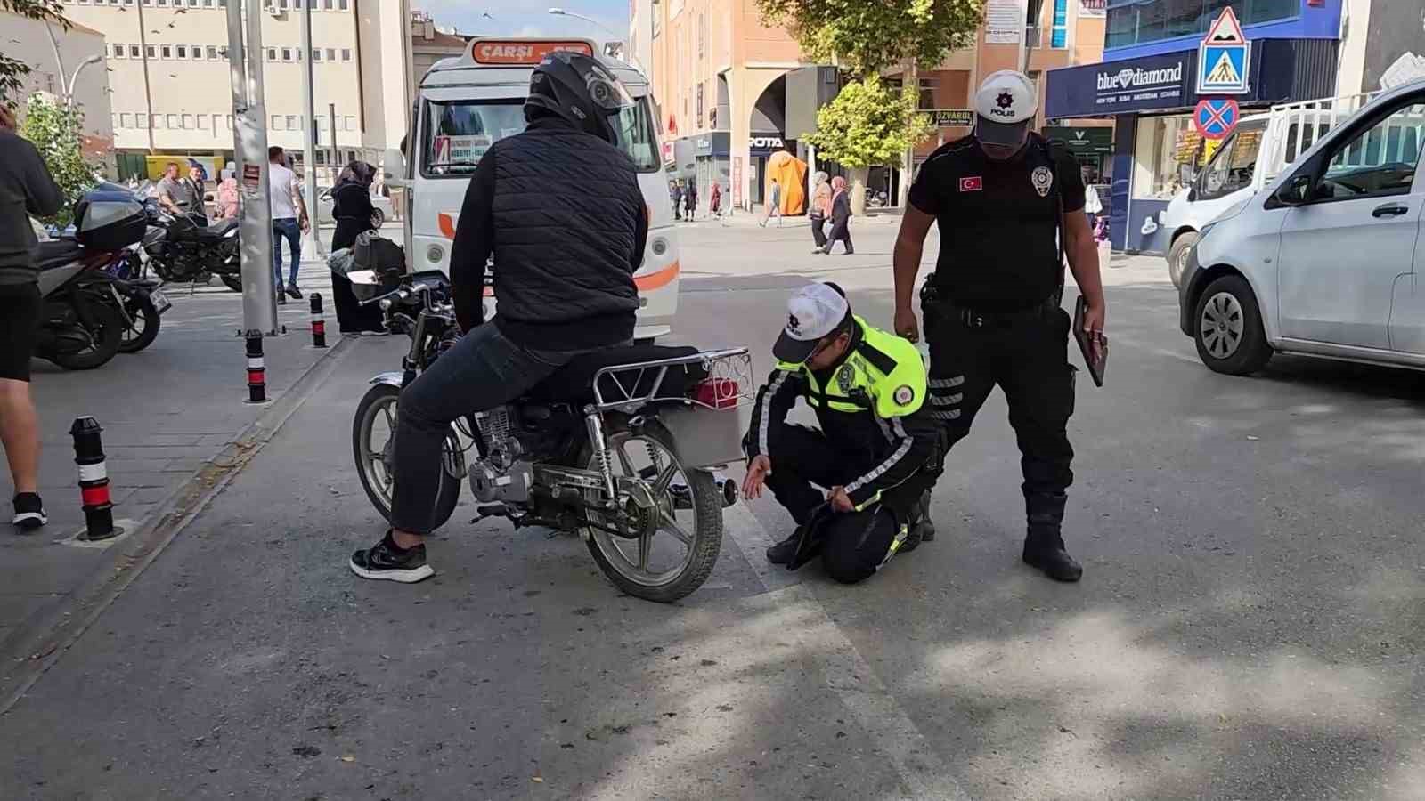 Karaman’da motosiklet denetimlerinde 159 sürücüye ceza kesildi