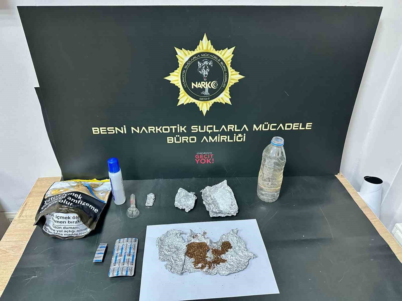 Uyuşturucu operasyonunda 1 kişi tutuklandı