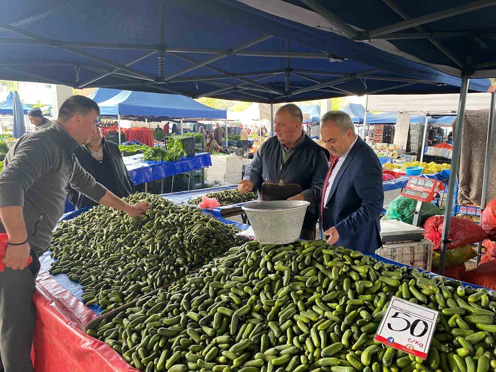 Çorum Belediyesi’nden semt pazarlarında sıkı denetim