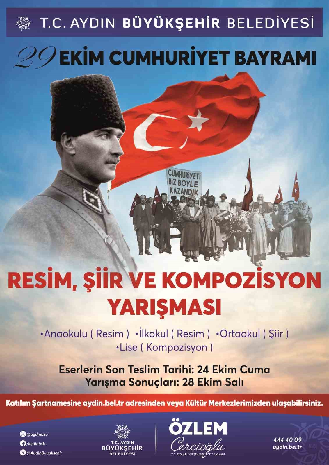 Büyükşehir’den 29 Ekim temalı yarışma