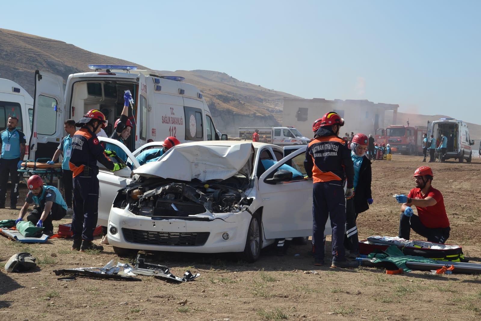 Batman’da 4 ilin katılımıyla UMKE bölgesel saha tatbikatı gerçekleştirildi
