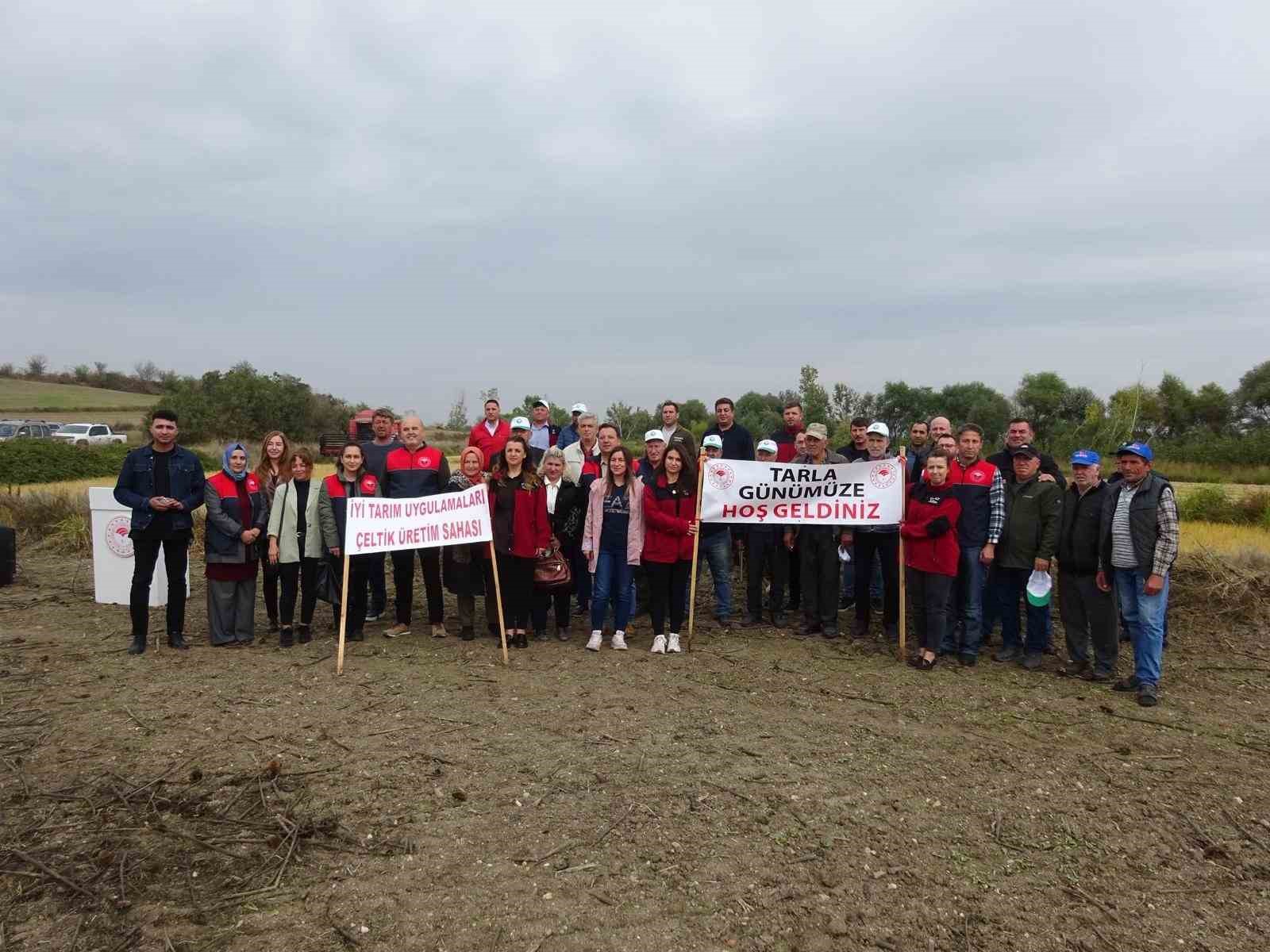 Babaeski’de Çeltik Tarla Günü etkinliği düzenlendi