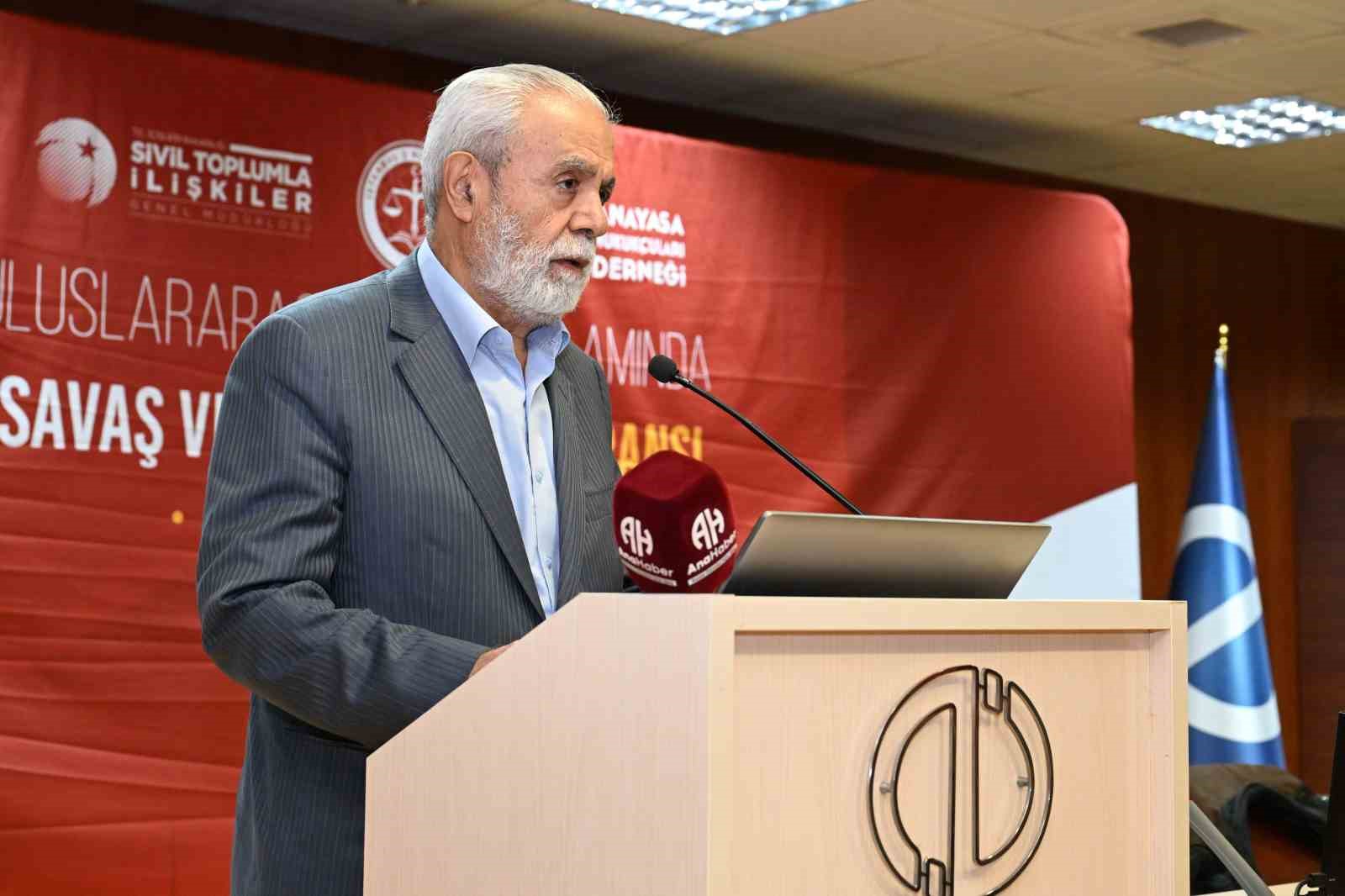 &lsquo;Uluslararası Hukuk Bağlamında Savaş ve &Ccedil;atışma Konferansı&rsquo; d&uuml;zenlendi
