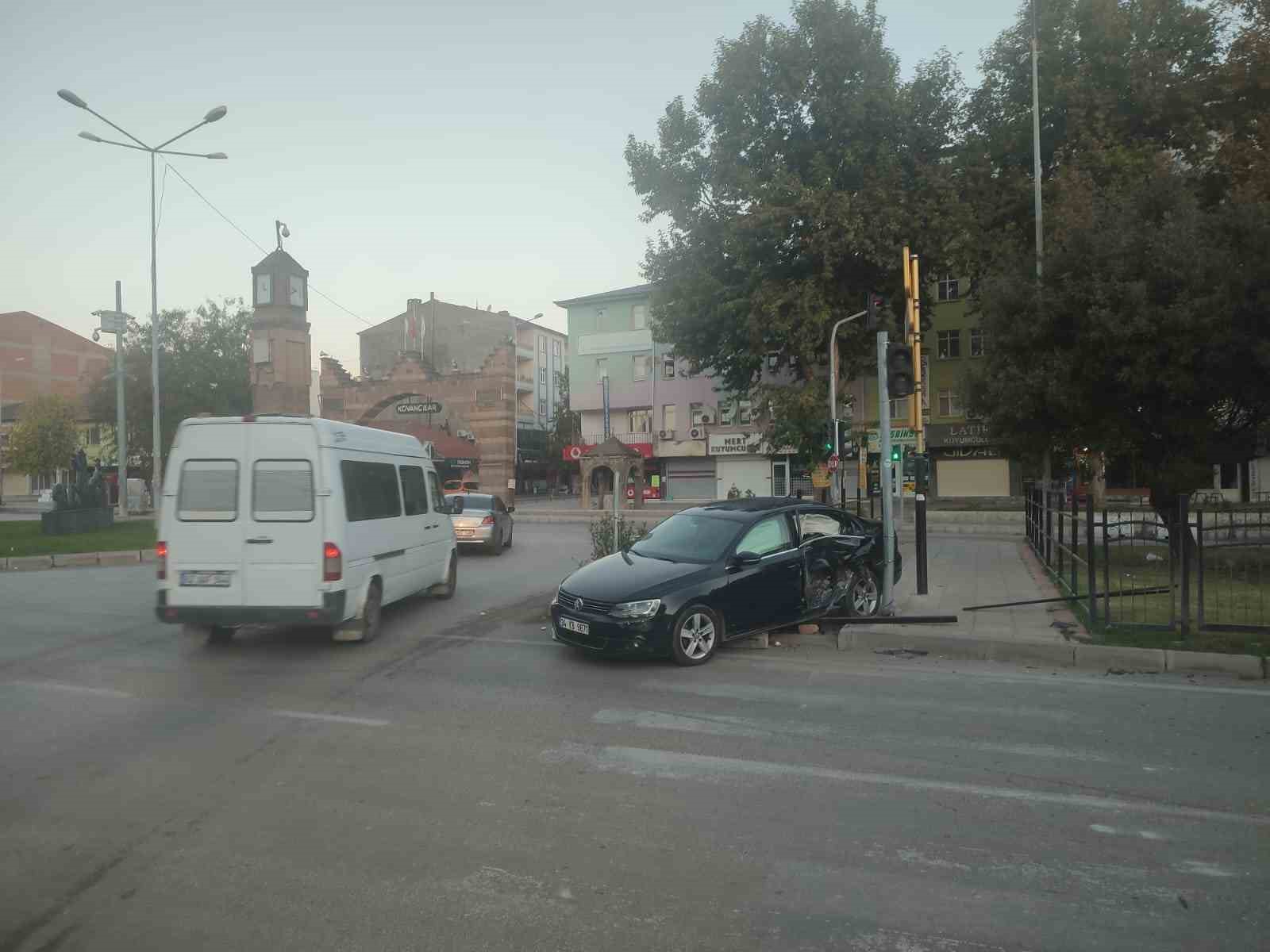 Elazığ’da trafik kazası: 1 yaralı