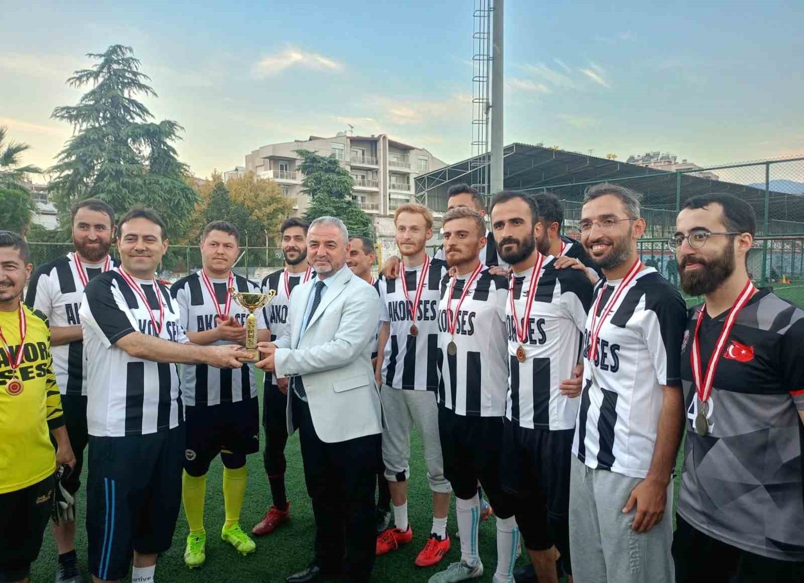 Dostluk Turnuvası’nda şampiyon Çine Müftülüğü oldu