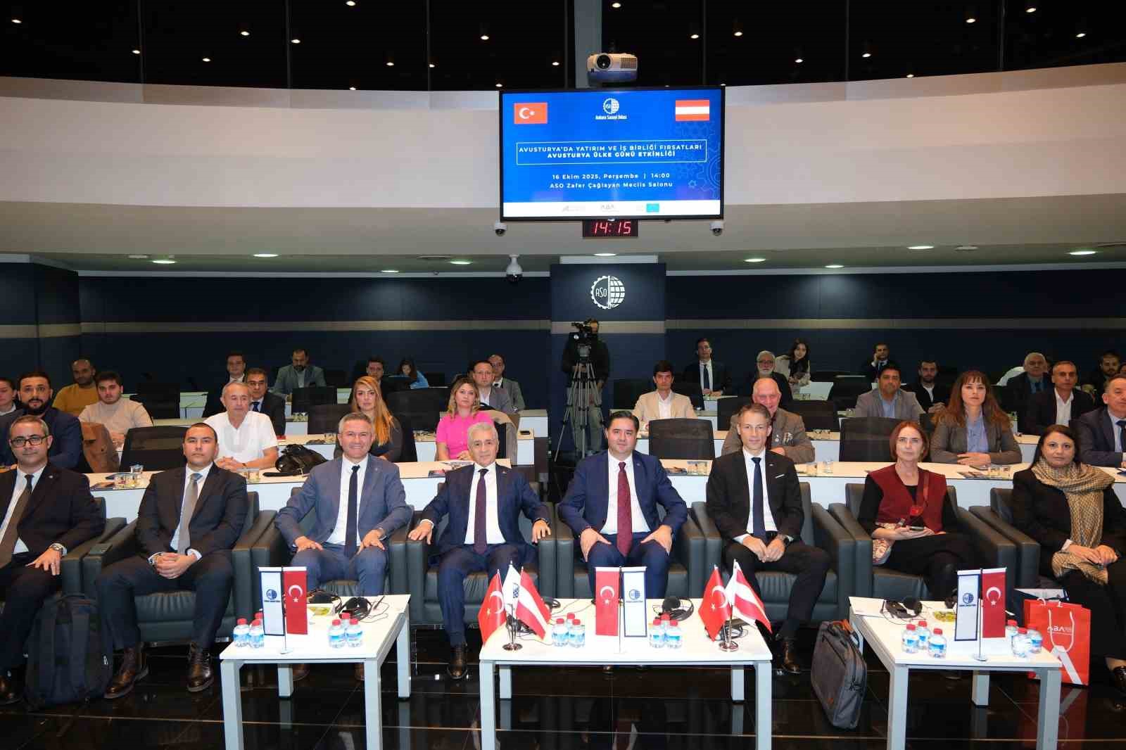 ASO’da Türkiye-Avusturya ekonomik iş birliği masaya yatırıldı
