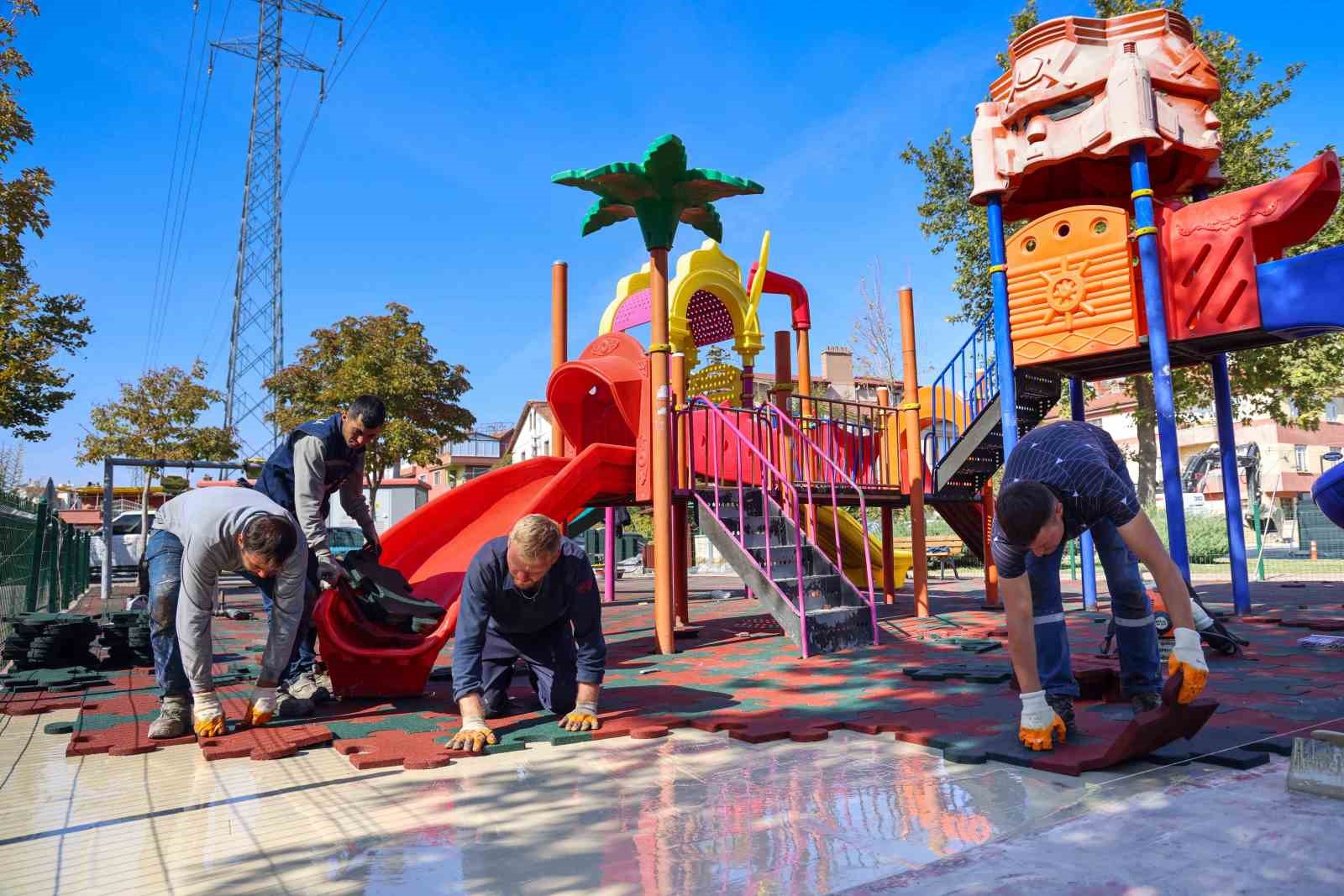 Meram’ın park ve bahçeleri kışa hazırlanıyor
